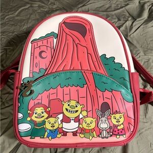 Shrek Family Cartoon Loungefly Backpack